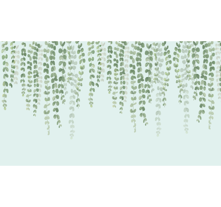 盲人客厅设计悬挂优雅植物 - TenStickers
