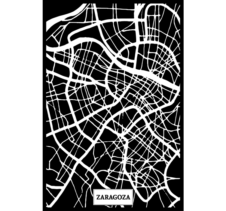盲人客厅设计助力萨拉戈萨地形图 - TenStickers