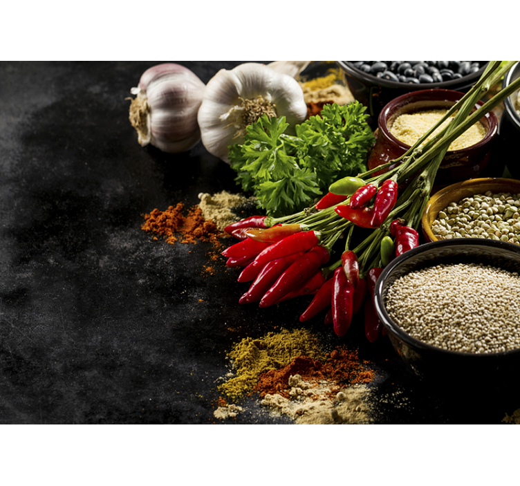 盲人黑色与香料烹饪 - TenStickers