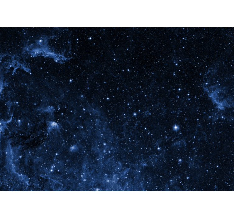 盲人黑色星座银河卧室墙面壁画 - TenStickers