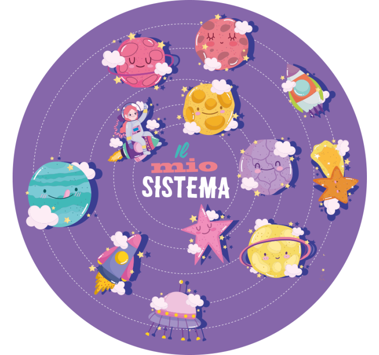 盲人紫色我的系统 - TenStickers