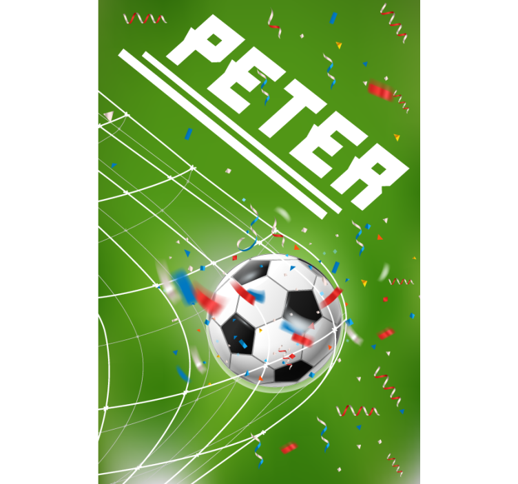 得分目标自定义打印的窗帘 - TenStickers