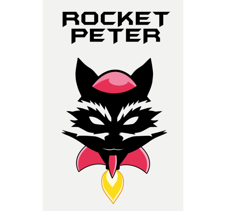 个人化的卷簾 俏皮的人物面容 - TenStickers