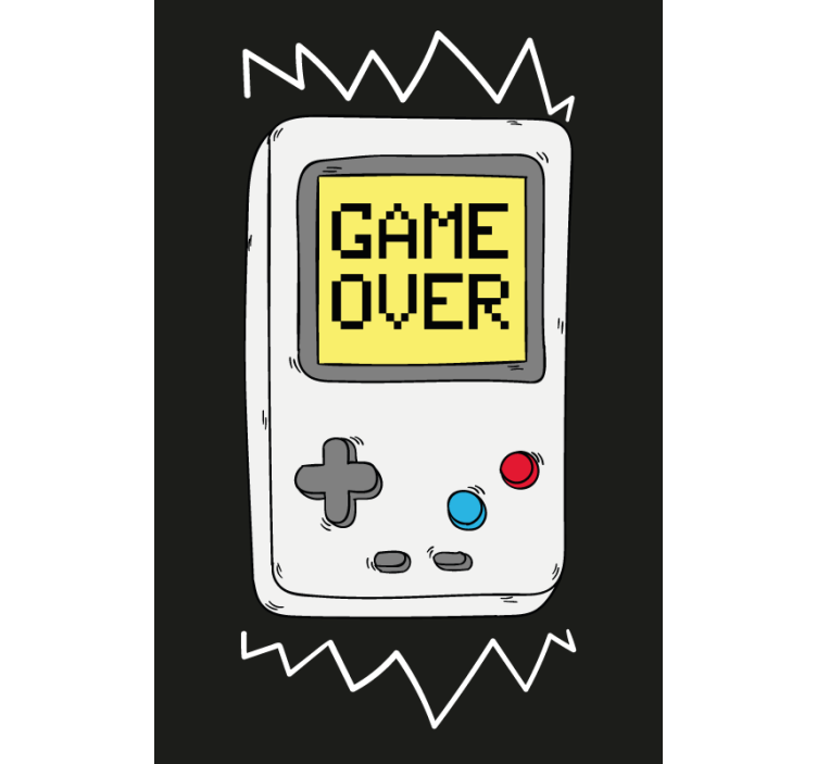 复古控制台极客卷帘 - TenStickers