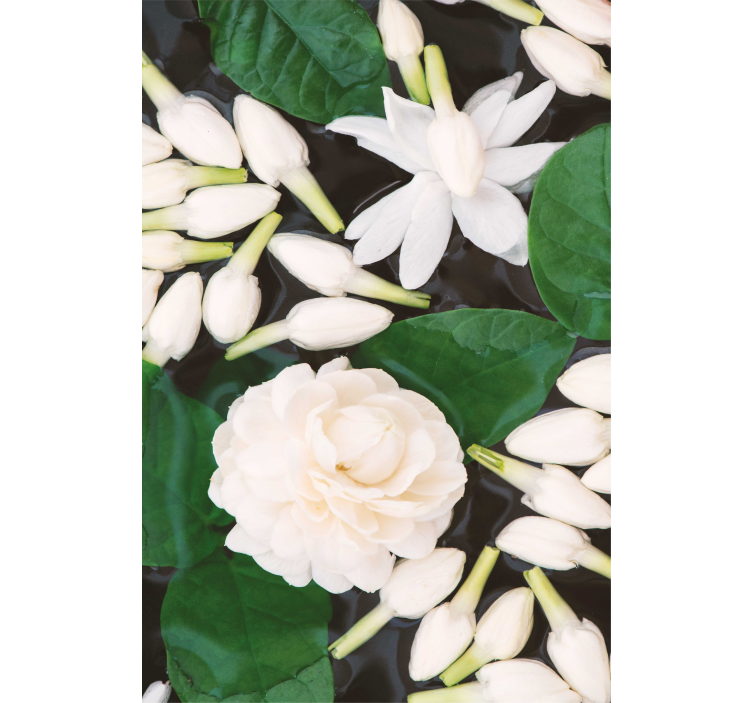 盲人花草优雅花卉组合 - TenStickers