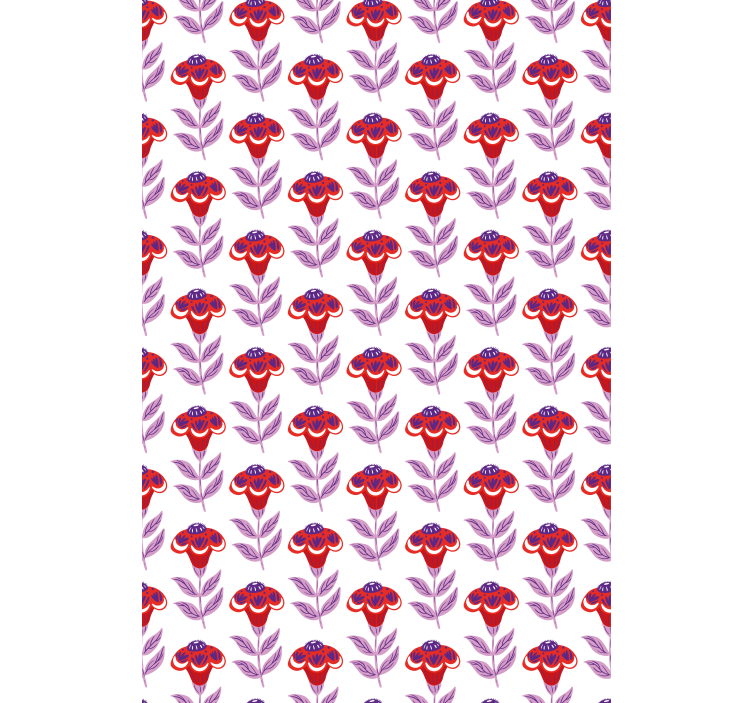 盲人花草呈现生动花卉主题 - TenStickers