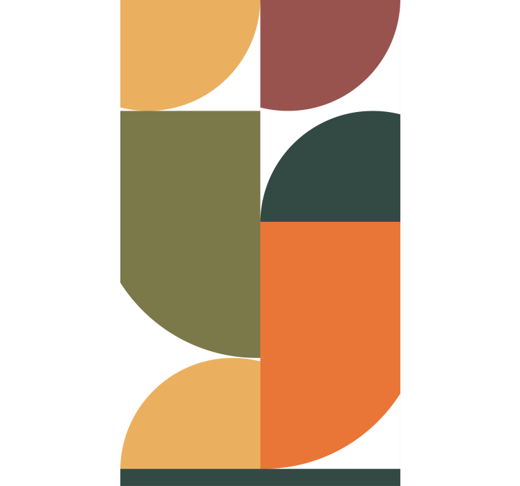 现代盲人几何形状融合 - TenStickers