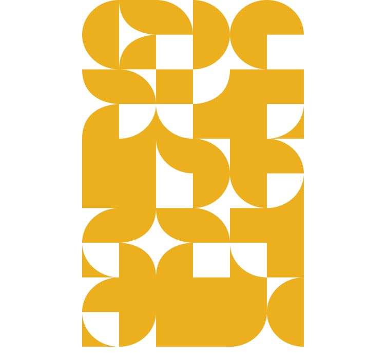 现代盲人抽象几何形状 - TenStickers