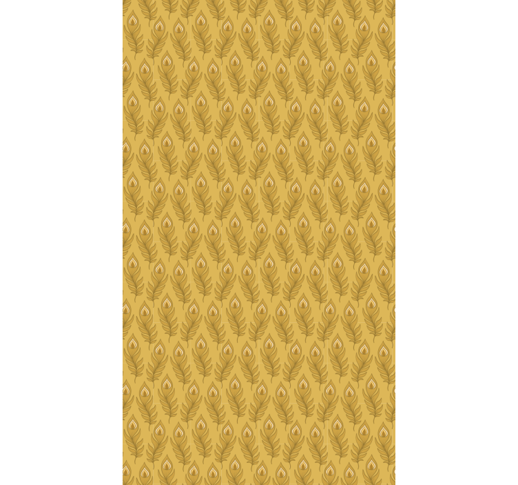 盲人花草优雅叶片图案 - TenStickers