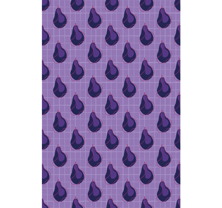 盲目的水果和蔬菜无花果图案设计 - TenStickers