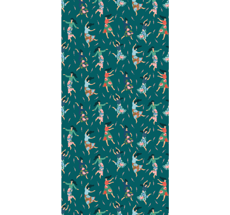 原有的盲人舞动女性图案 - TenStickers