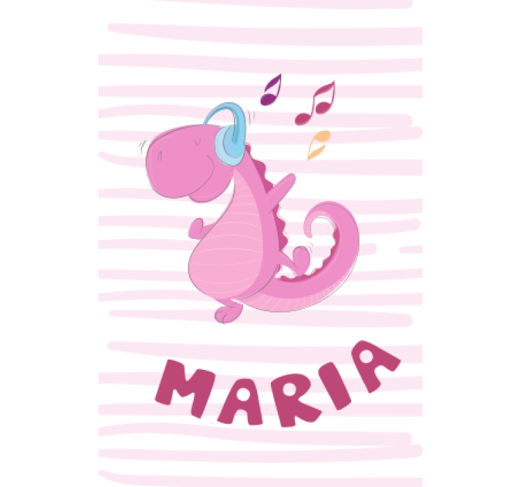 盲人与恐龙甜美的有名字的恐龙 - TenStickers