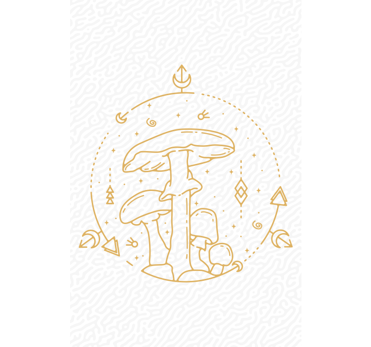 其他百叶窗与蘑菇与几何 - TenStickers