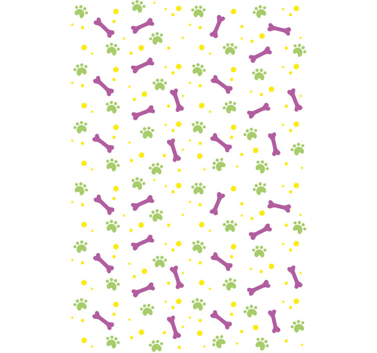 盲人宠物爪子与骨头 - TenStickers