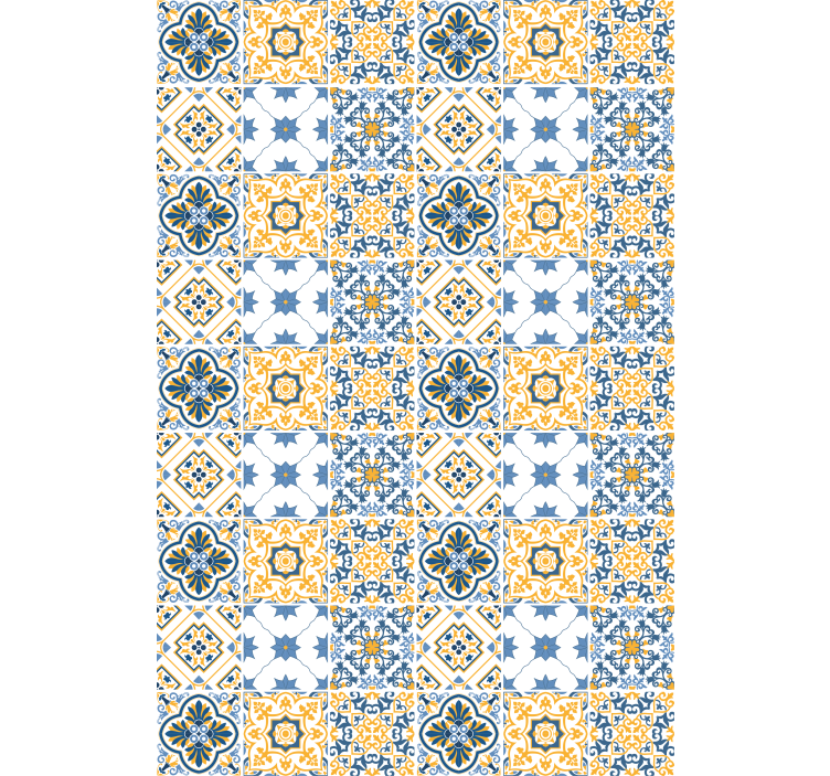 纹理和图案的盲人精致瓷砖图案 - TenStickers