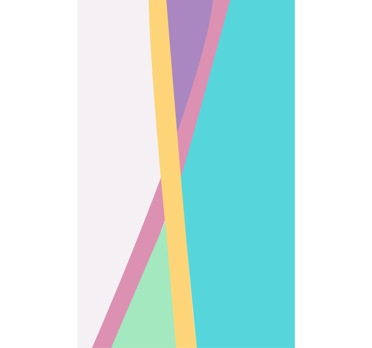 现代盲人几何彩色图案 - TenStickers