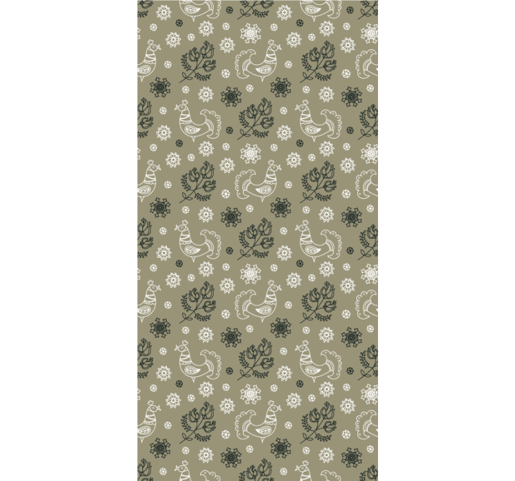 盲人宠物迷人的鸟类图案 - TenStickers