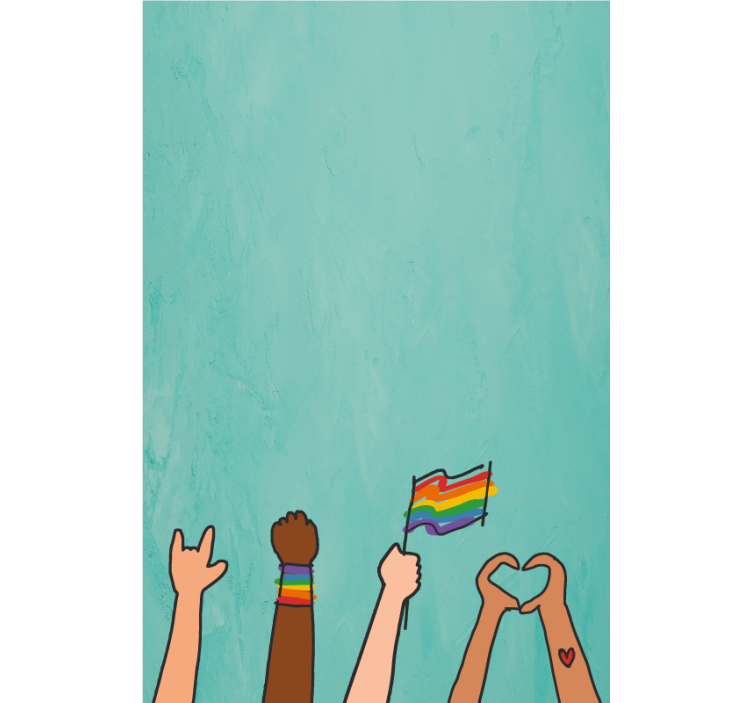 其他百叶窗骄傲之手展示 - TenStickers