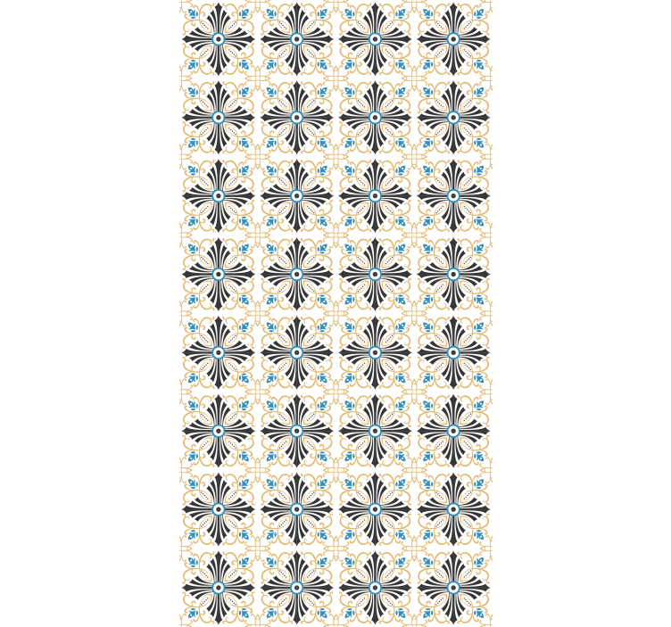 盲人厨房优雅植物图案设计 - TenStickers