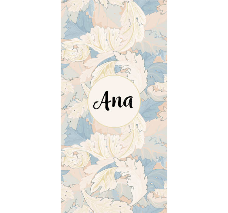 盲人客厅设计植物图案与名称 - TenStickers