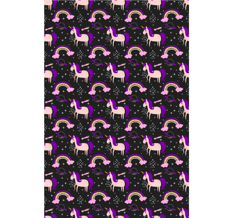 盲童的粉色独角兽与拱门 - TenStickers