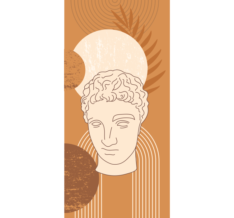 图案化的盲人经典雕塑设计 - TenStickers