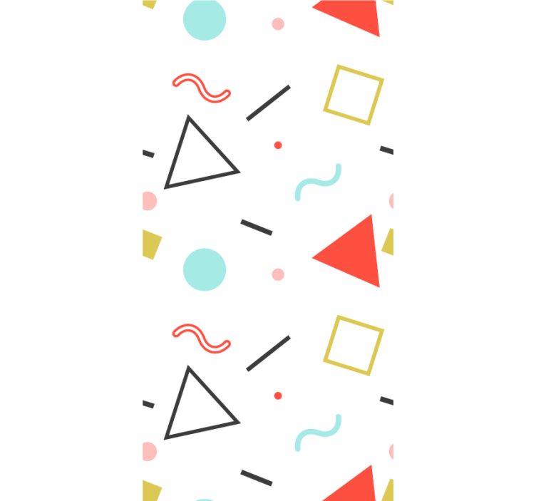 现代盲人采用极简几何形状设计 - TenStickers