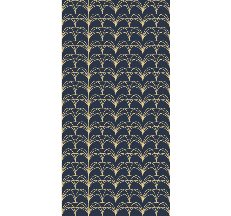 优雅的盲人金色拱门 - TenStickers