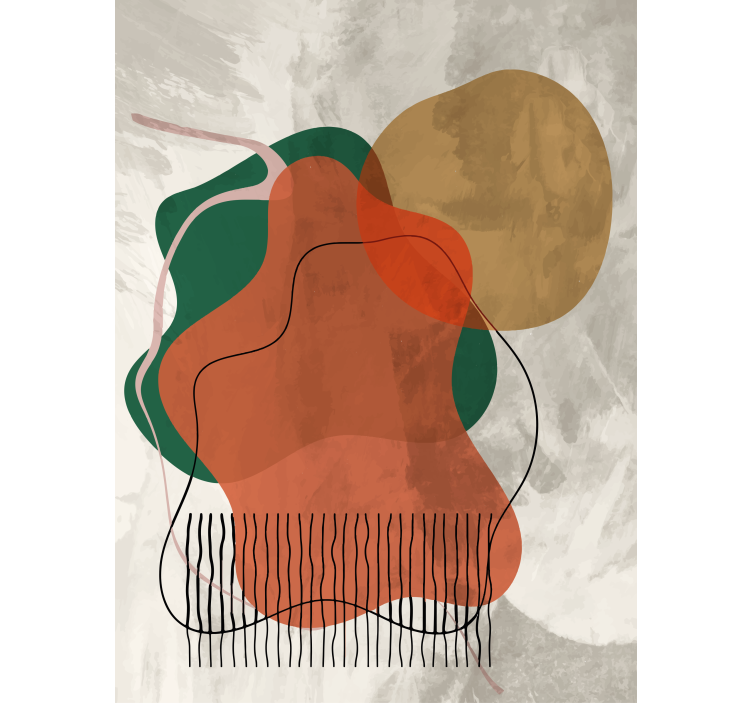 现代盲人抽象形态 - TenStickers