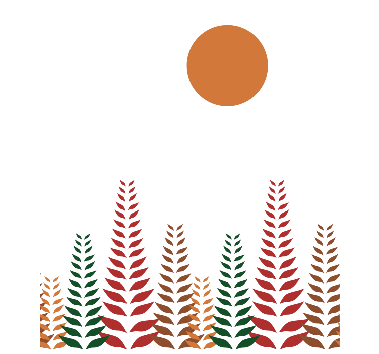 现代盲人复古叶子与阳光 - TenStickers