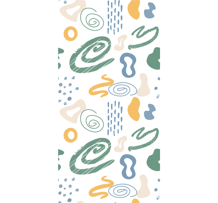 现代盲人抽象绘制形状 - TenStickers