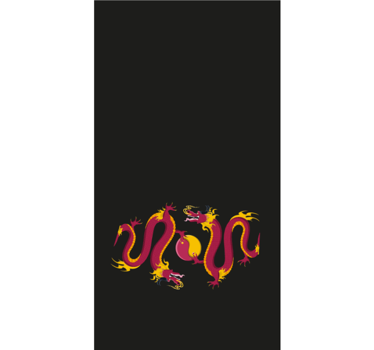 有更多动物的盲人，雄伟的龙设计 - TenStickers