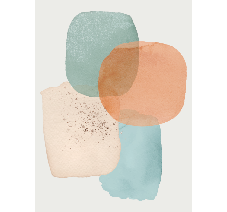 现代盲人几何色彩斑块 - TenStickers