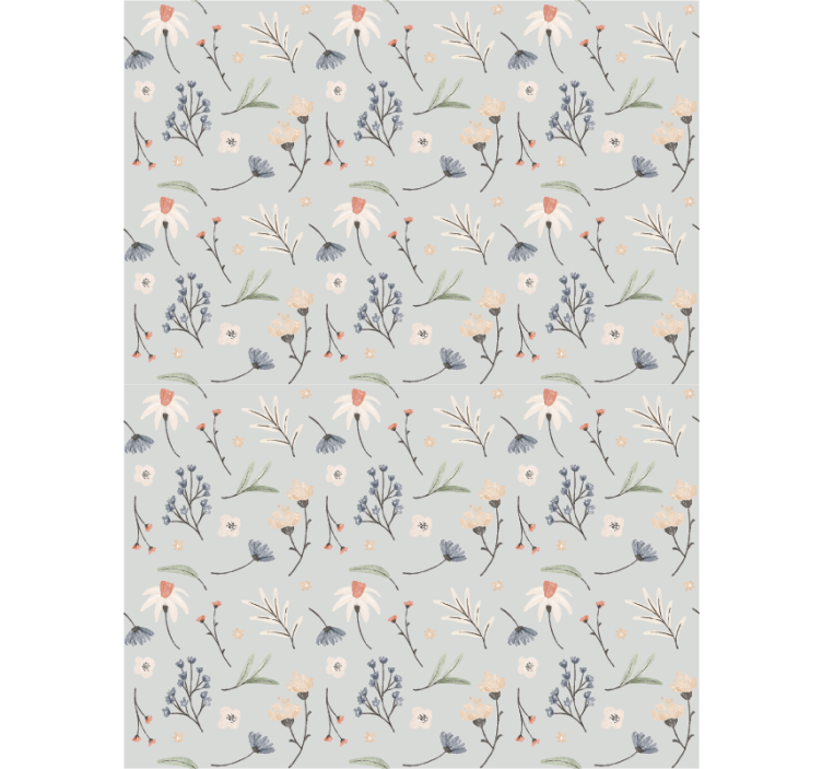 花卉盲道展现精致元素 - TenStickers