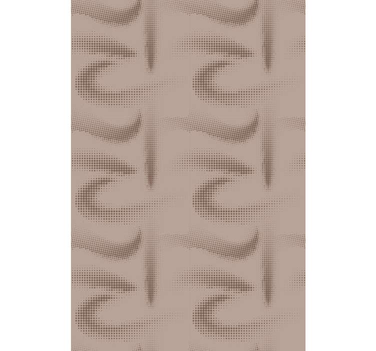 纹理和图案的盲人棕色弯曲图案 - TenStickers