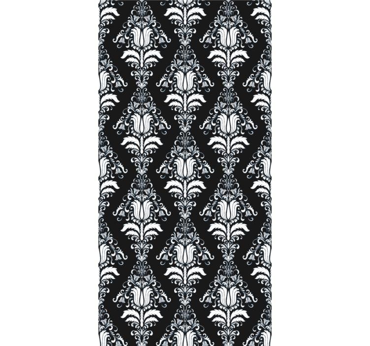 优雅的盲人与永恒的植物图案 - TenStickers