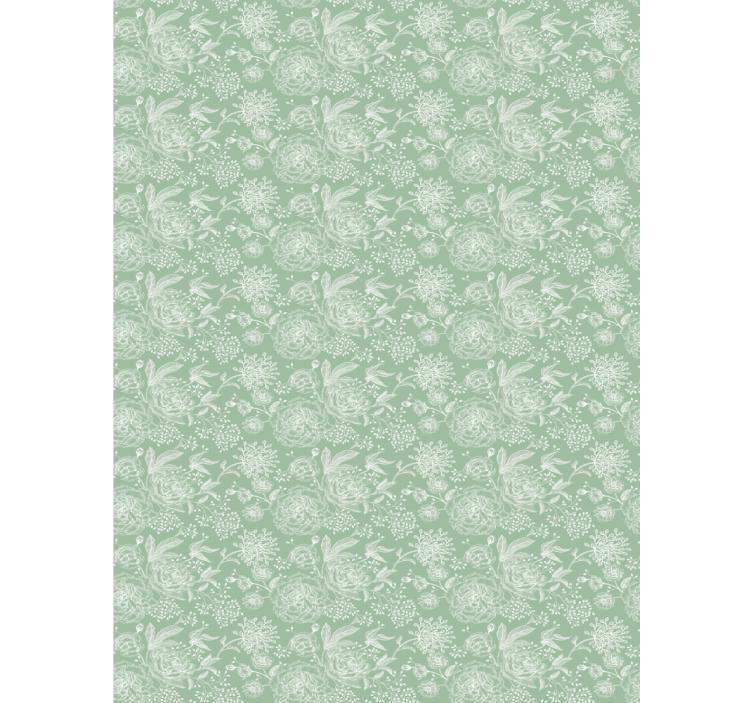 盲人花草精致植物元素 - TenStickers