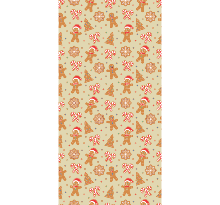 原有的盲人带来姜饼节日欢庆 - TenStickers