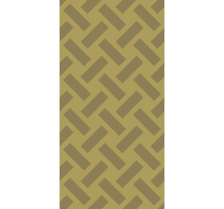 盲人绿色几何积木 - TenStickers