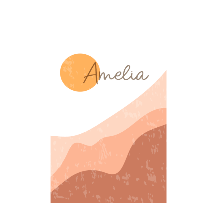 现代盲人抽象日出设计 - TenStickers