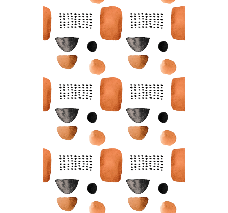 盲人主卧室設備以简约几何形状设计 - TenStickers