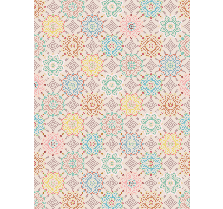 花卉盲道生机盎然的绽放概念 - TenStickers