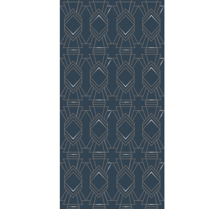 现代盲人几何图形图案 - TenStickers