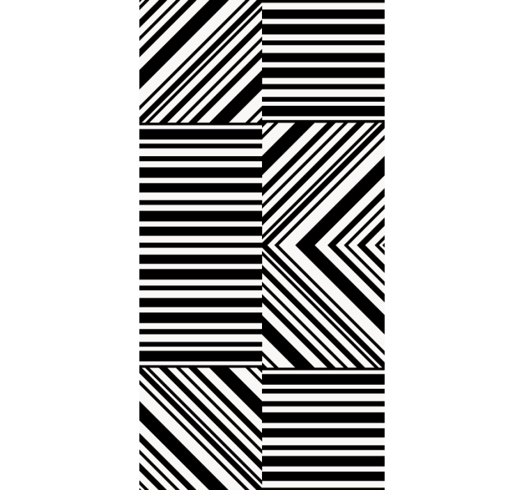 纹理和图案的盲人线性几何图案 - TenStickers