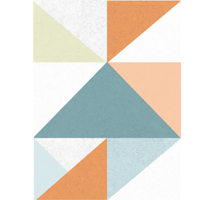 现代盲人几何三角形图案 - TenStickers