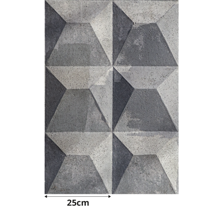 现代卷簾 béton brut质地 - TenStickers