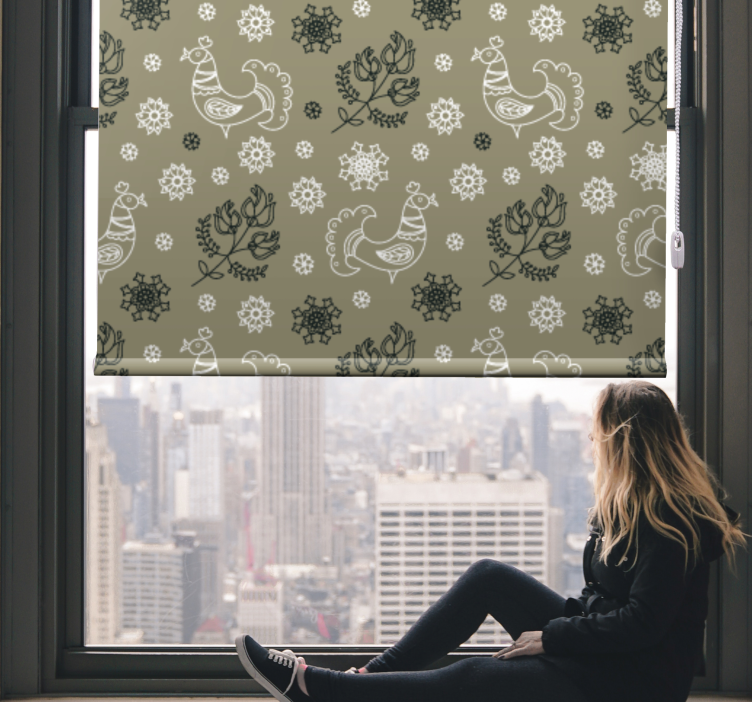 盲人宠物迷人的鸟类图案 - TenStickers