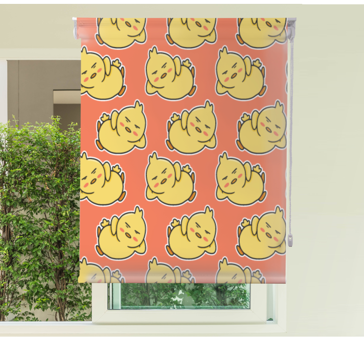 盲人宠物黄小鸡角色玩具 - TenStickers