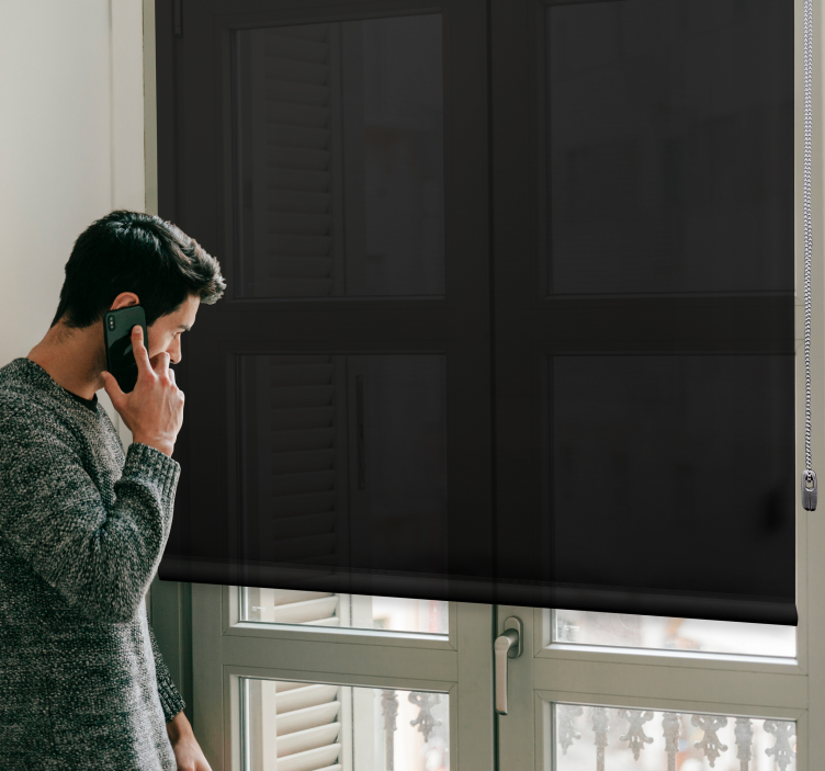 卷簾黑色 简单停电 - TenStickers