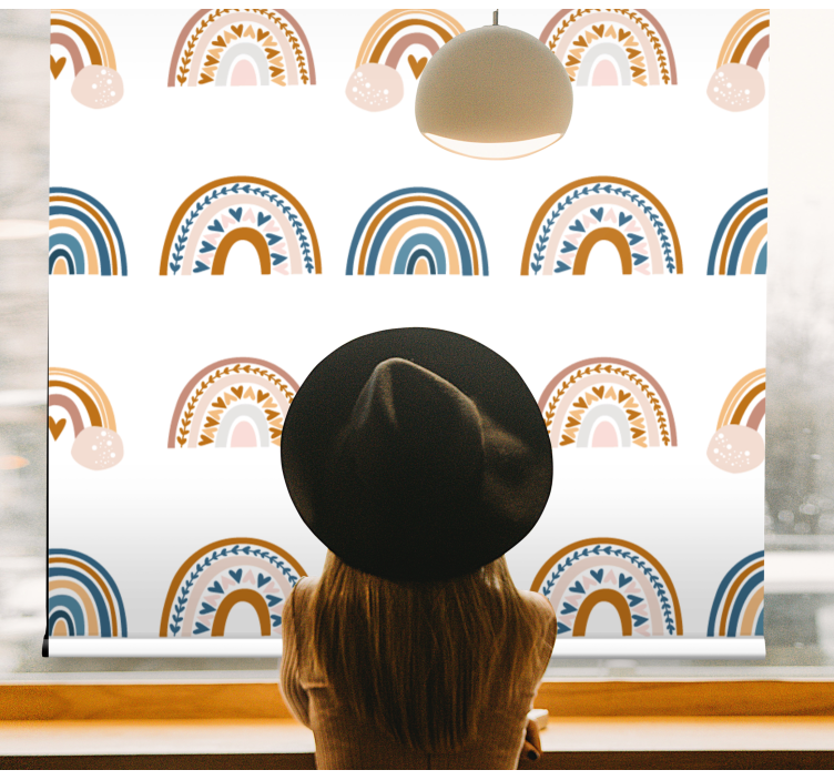 盲童北欧彩虹图案产品 - TenStickers